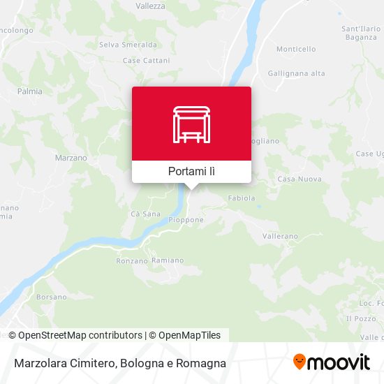 Mappa Marzolara Cimitero