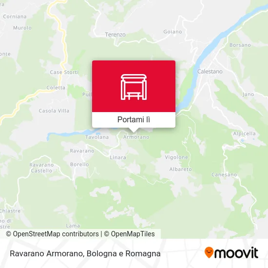 Mappa Ravarano Armorano