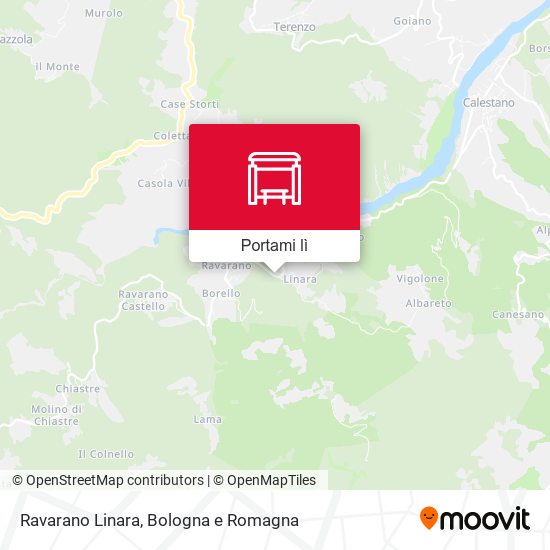 Mappa Ravarano Linara