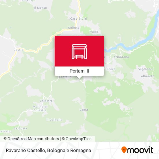 Mappa Ravarano Castello