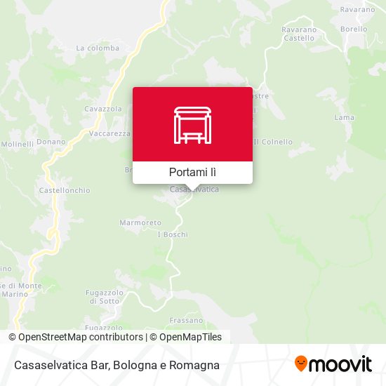 Mappa Casaselvatica Bar
