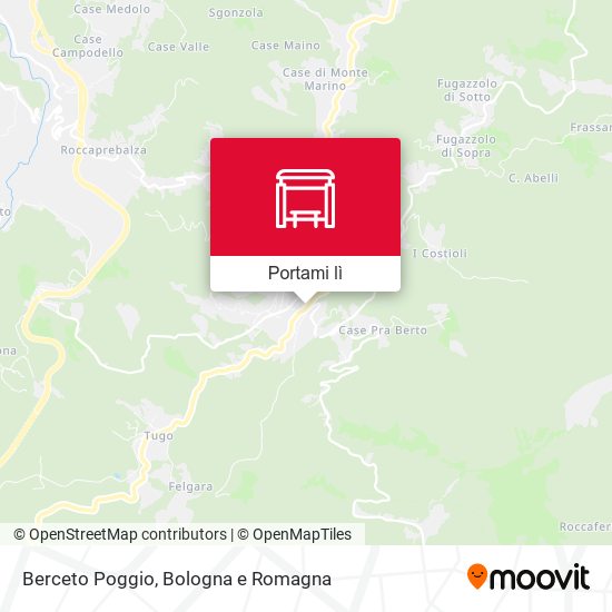 Mappa Berceto Poggio