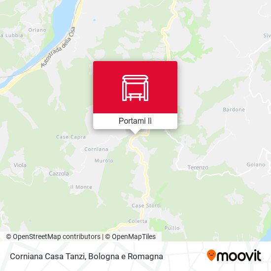 Mappa Corniana Casa Tanzi
