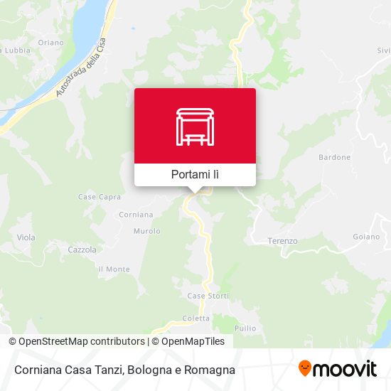 Mappa Corniana Casa Tanzi