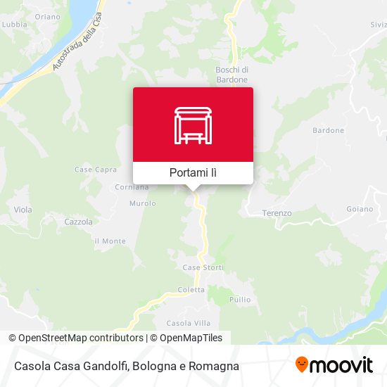 Mappa Casola Casa Gandolfi