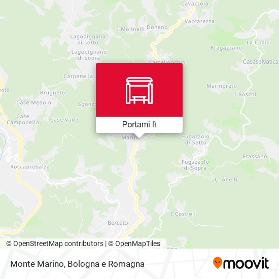 Mappa Monte Marino