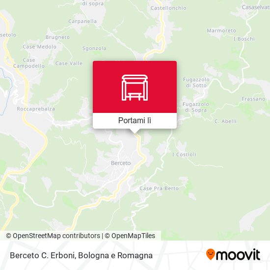 Mappa Berceto C. Erboni