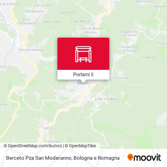 Mappa Berceto Pza San Moderanno