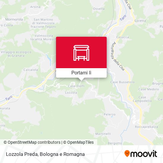Mappa Lozzola Preda