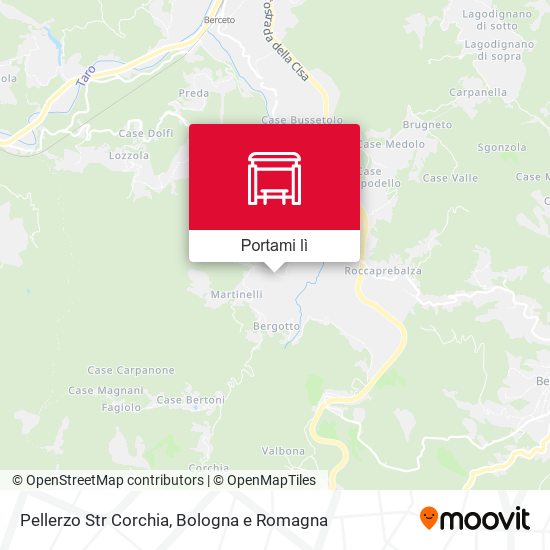 Mappa Pellerzo Str Corchia