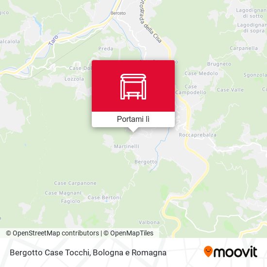 Mappa Bergotto Case Tocchi