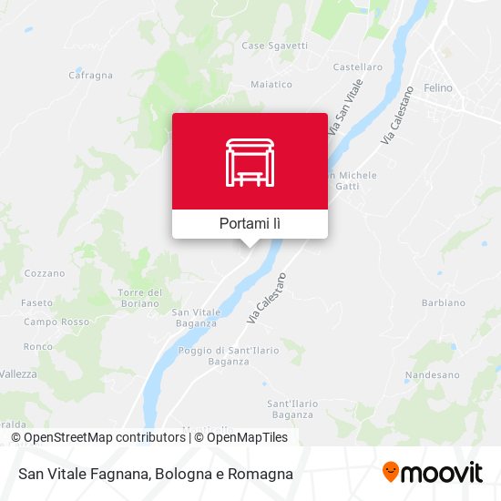 Mappa San Vitale Fagnana