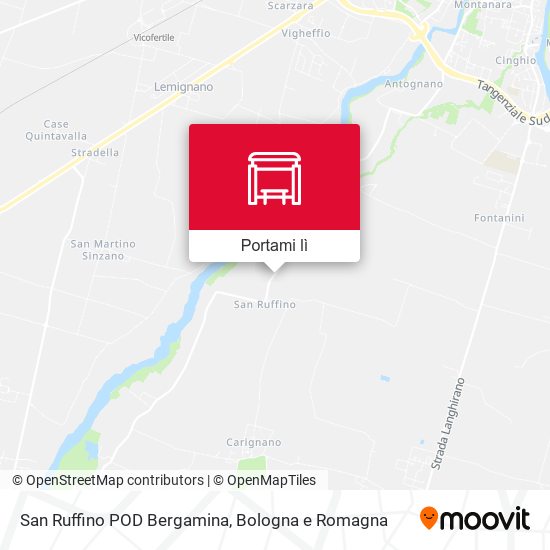 Mappa San Ruffino POD Bergamina