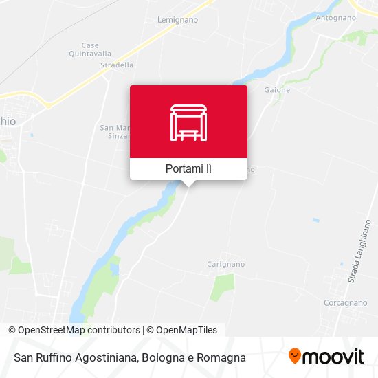 Mappa San Ruffino Agostiniana