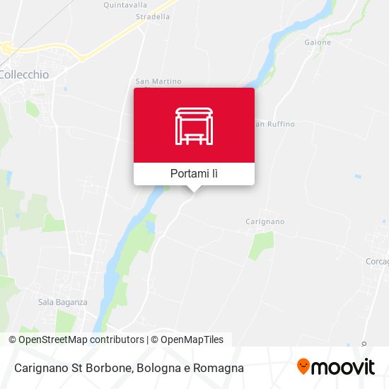 Mappa Carignano St Borbone
