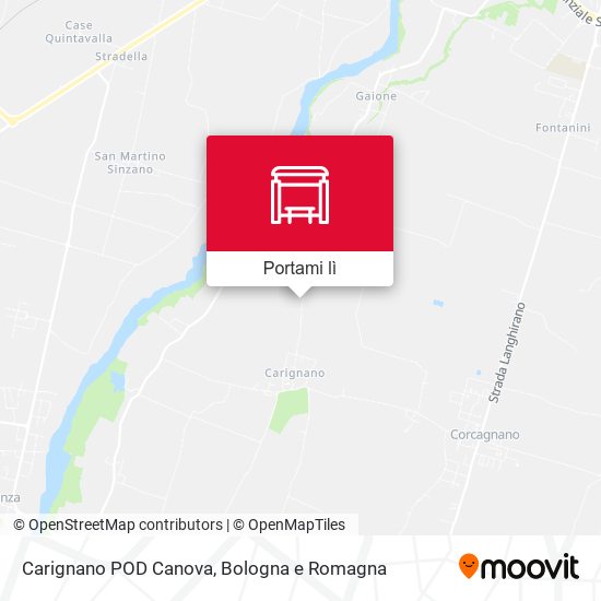 Mappa Carignano POD Canova