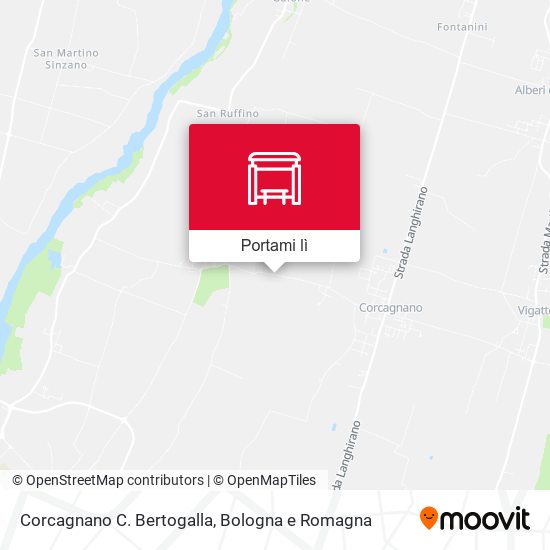 Mappa Corcagnano C. Bertogalla