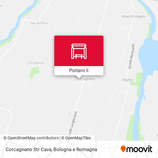 Mappa Corcagnano Str Cava