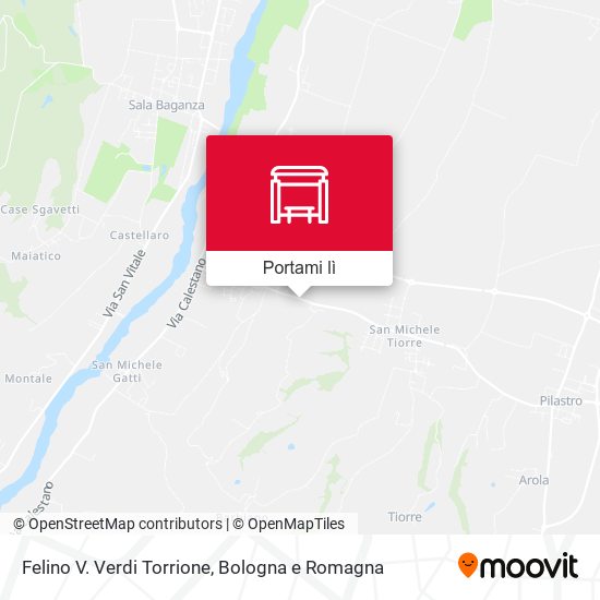 Mappa Felino V. Verdi Torrione
