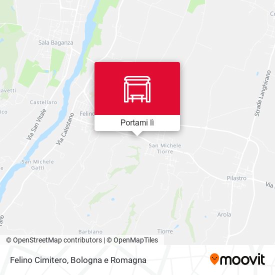 Mappa Felino Cimitero