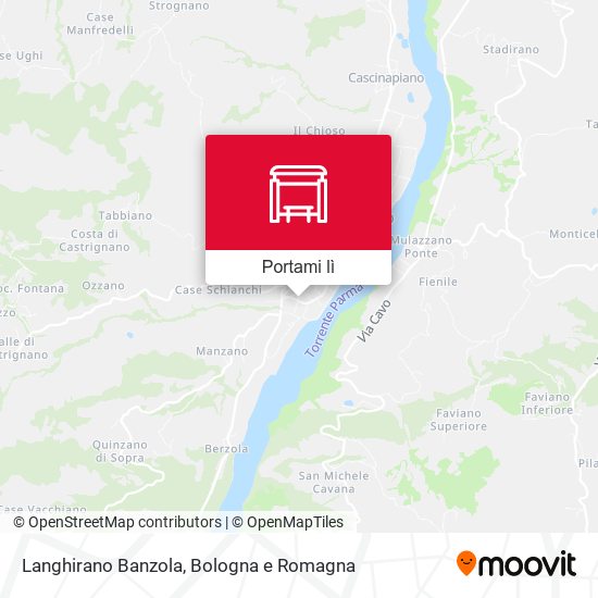 Mappa Langhirano Banzola