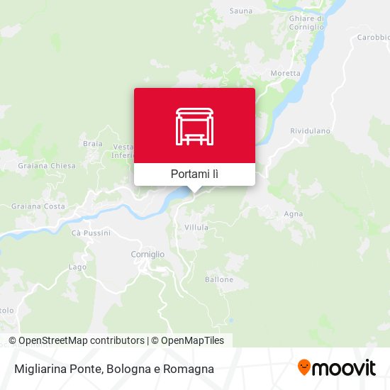 Mappa Migliarina Ponte