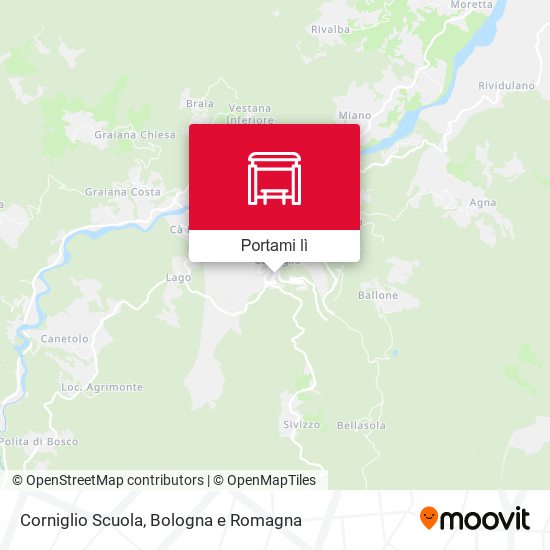 Mappa Corniglio Scuola