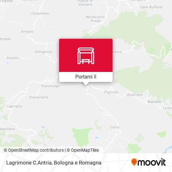 Mappa Lagrimone C.Antria