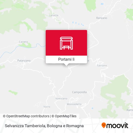 Mappa Selvanizza Tamberiola