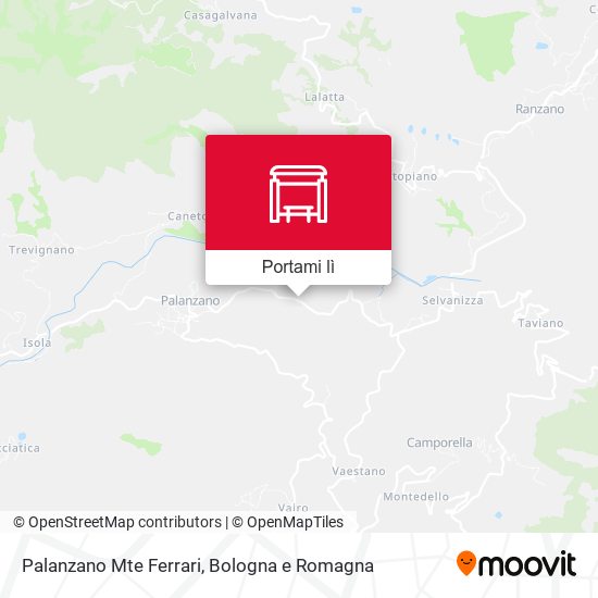Mappa Palanzano Mte Ferrari