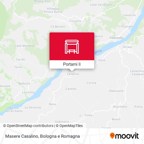 Mappa Masere Casalino