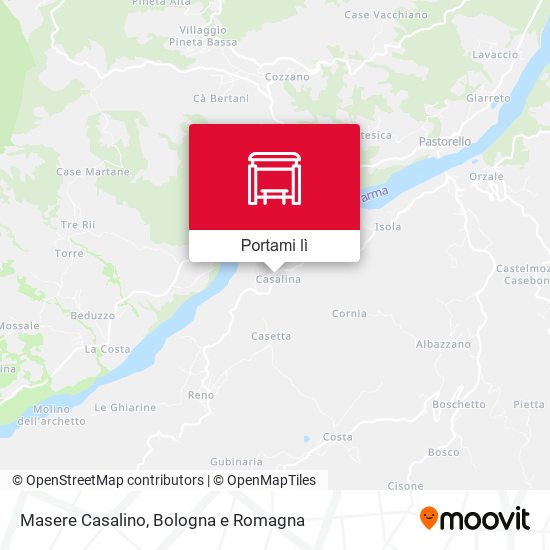 Mappa Masere Casalino