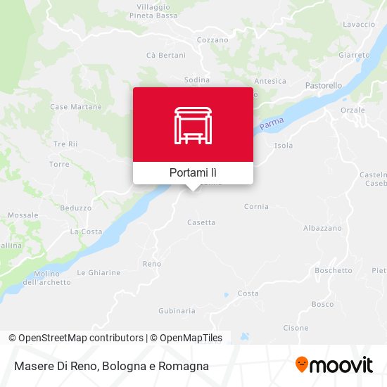 Mappa Masere Di Reno