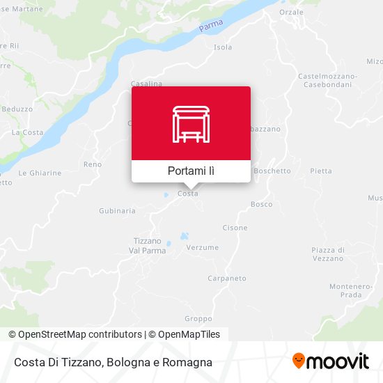 Mappa Costa Di Tizzano