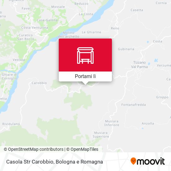 Mappa Casola Str Carobbio