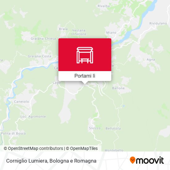 Mappa Corniglio Lumiera