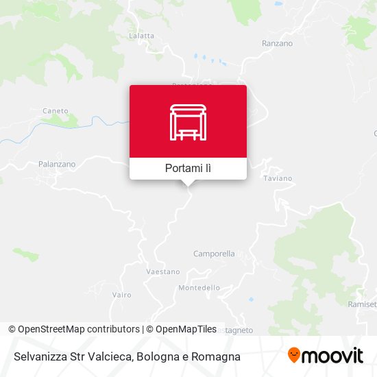 Mappa Selvanizza Str Valcieca