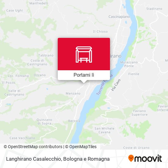 Mappa Langhirano Casalecchio