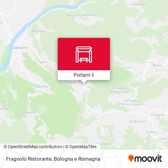 Mappa Fragnolo Ristorante