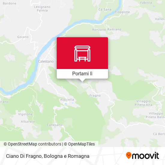 Mappa Ciano Di Fragno