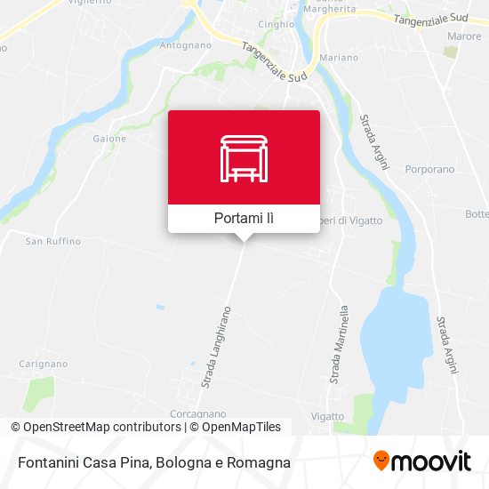 Mappa Fontanini Casa Pina