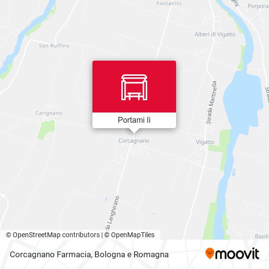 Mappa Corcagnano Farmacia