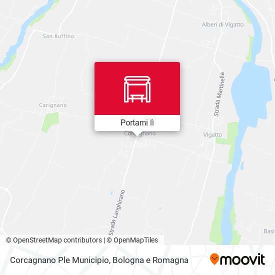 Mappa Corcagnano Ple Municipio