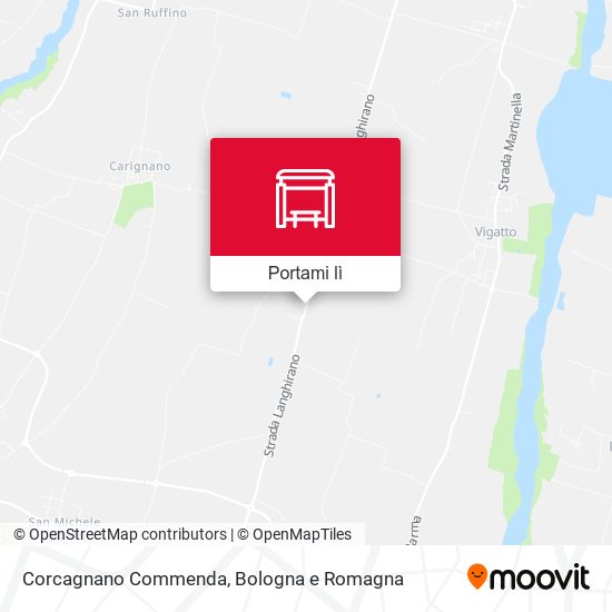 Mappa Corcagnano Commenda