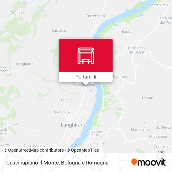 Mappa Cascinapiano Il Monte