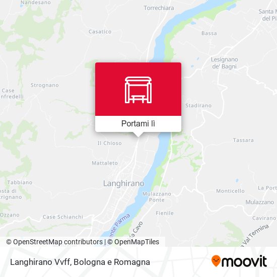 Mappa Langhirano Vvff