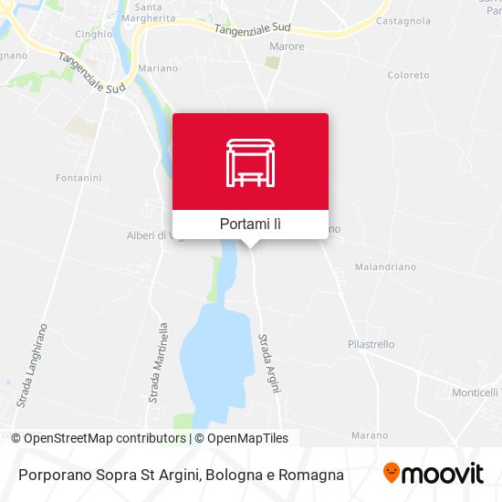 Mappa Porporano Sopra St Argini