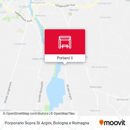 Mappa Porporano Sopra St Argini