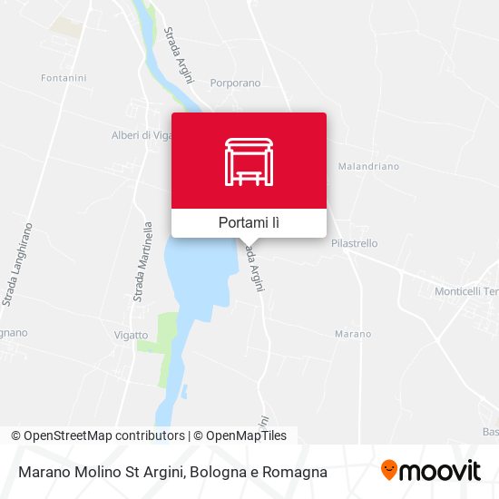 Mappa Marano Molino St Argini
