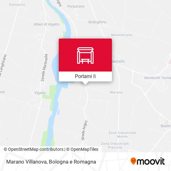 Mappa Marano Villanova